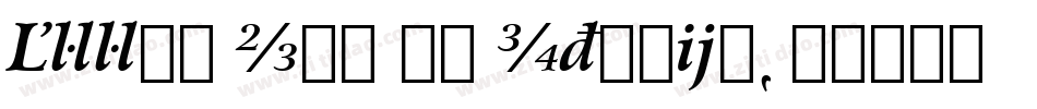 Arrus OSF BT Italic字体转换